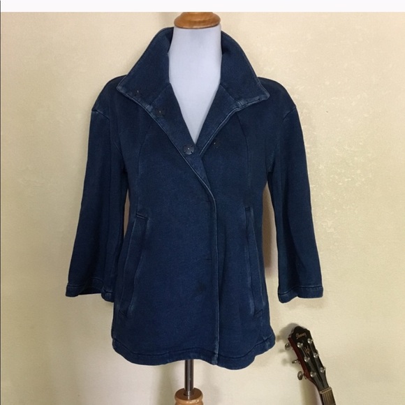 Ag adriano goldschmied dode indigo terry jacket - Picture 6 of 11